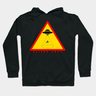 aliens area 51 Hoodie